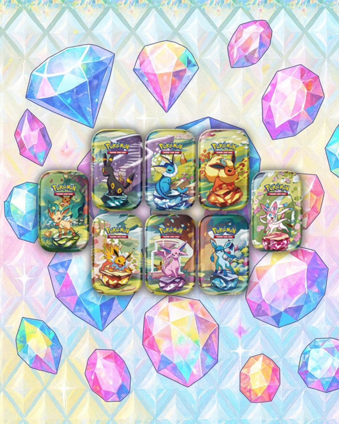 Prismatic Evolutions Mini Tin
