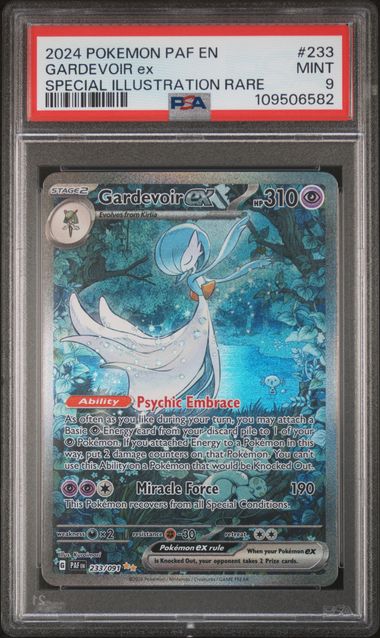 2024 POKEMON PALDEAN FATES GARDEVOIR ex SIR PSA 9