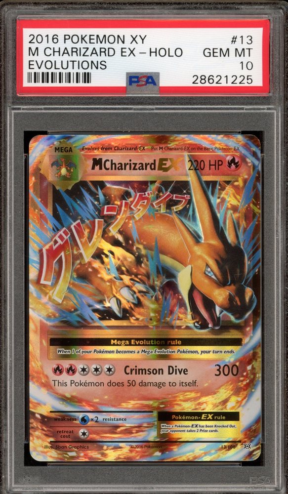 2016 POKEMON XY EVOLUTIONS CHARIZARD PSA 10