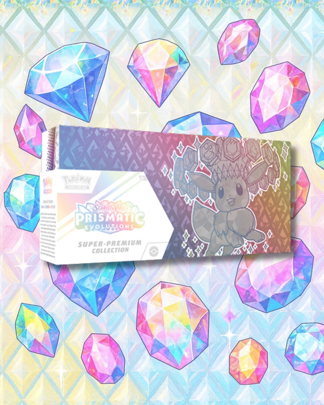 Prismatic Evolutions Super Premium Collection (Slight Shrink Tear)