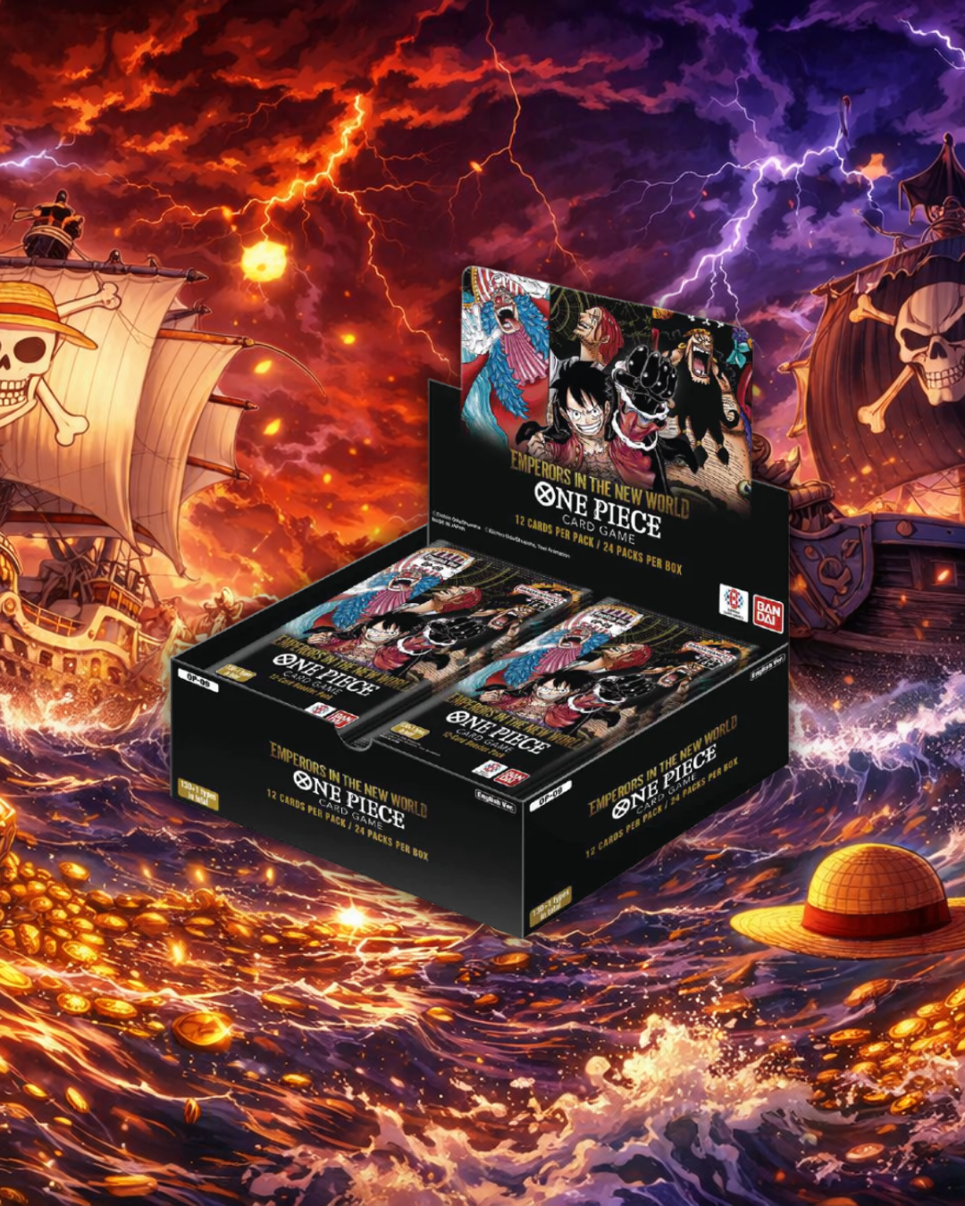 OP09 English Booster Box ( Light Corner Damage )