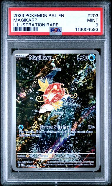 2023 POKEMON PALDEA EVOLVED MAGIKARP  PSA 9